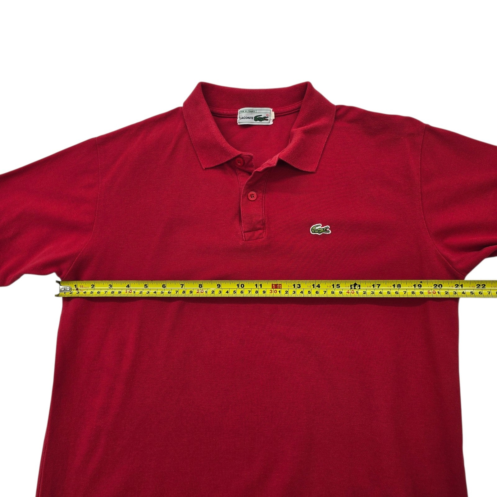 Lacoste Men Red Polo Shirt size XXL product image 7