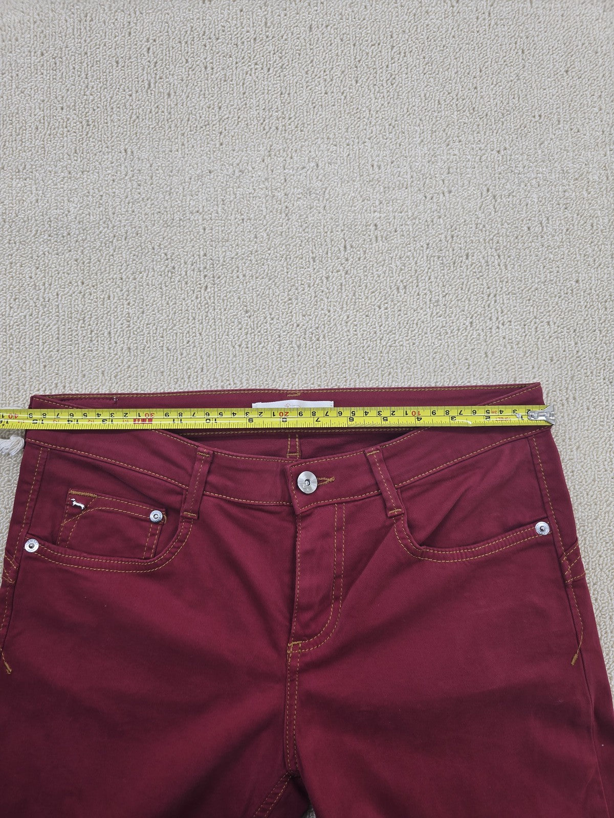 Harmont & Blaine Men's Burgundy Straight Jeans Sz 42 EU Dachshund
