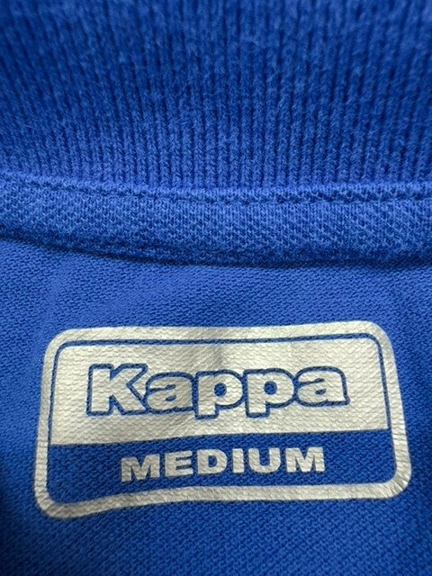 Kappa Men's Blue Cotton Polo Shirt Medium Short Sleeve Casual