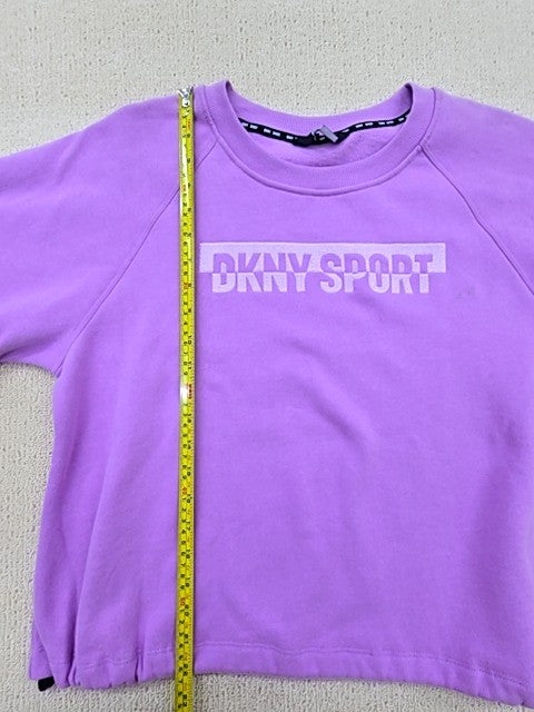 DKNY Sport Purple Women's Sweatshirt M Raglan Long Sleeve