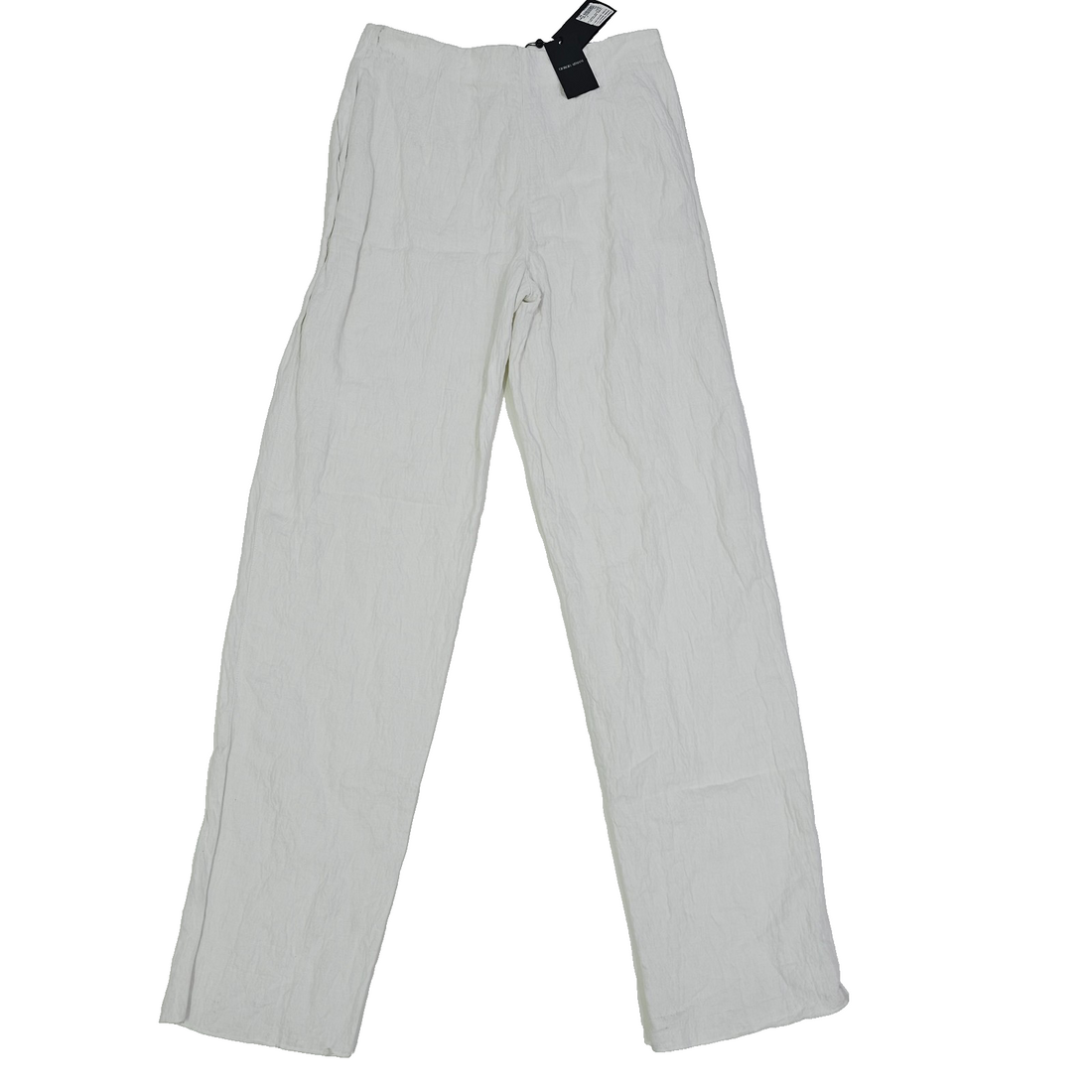 Giorgio Armani Cotton-Blend Straight Unhemmed With Single Pleats Pants 44 Bnwt