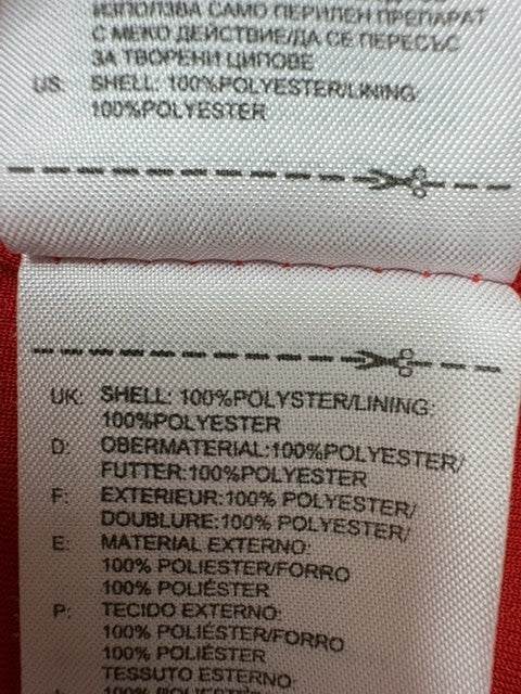 Adidas Men's Red Soccer Jersey L Climalite V-Neck Short Sleeve