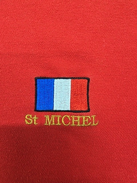 Fruit of the Loom Men Red Polo Shirt size L product image 6