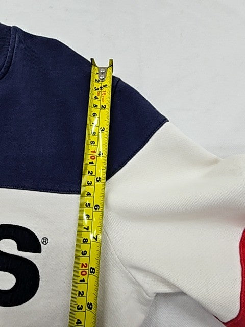 Levi's Men's Colorblock Crewneck Sweatshirt S Multi-Color Fleece