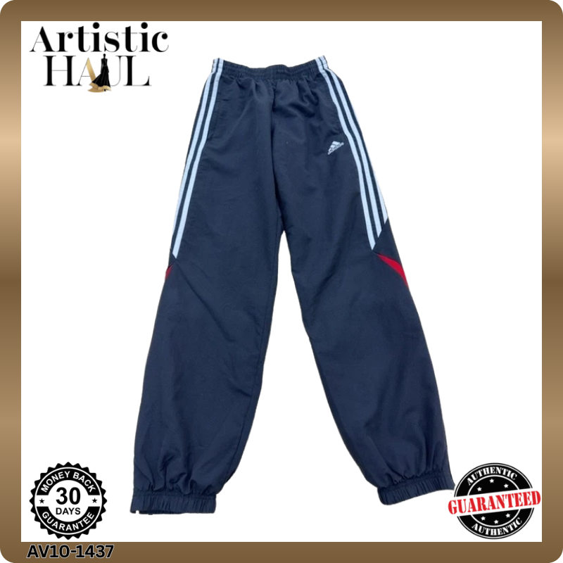 Adidas Boys Navy Track Pants size L product image 1