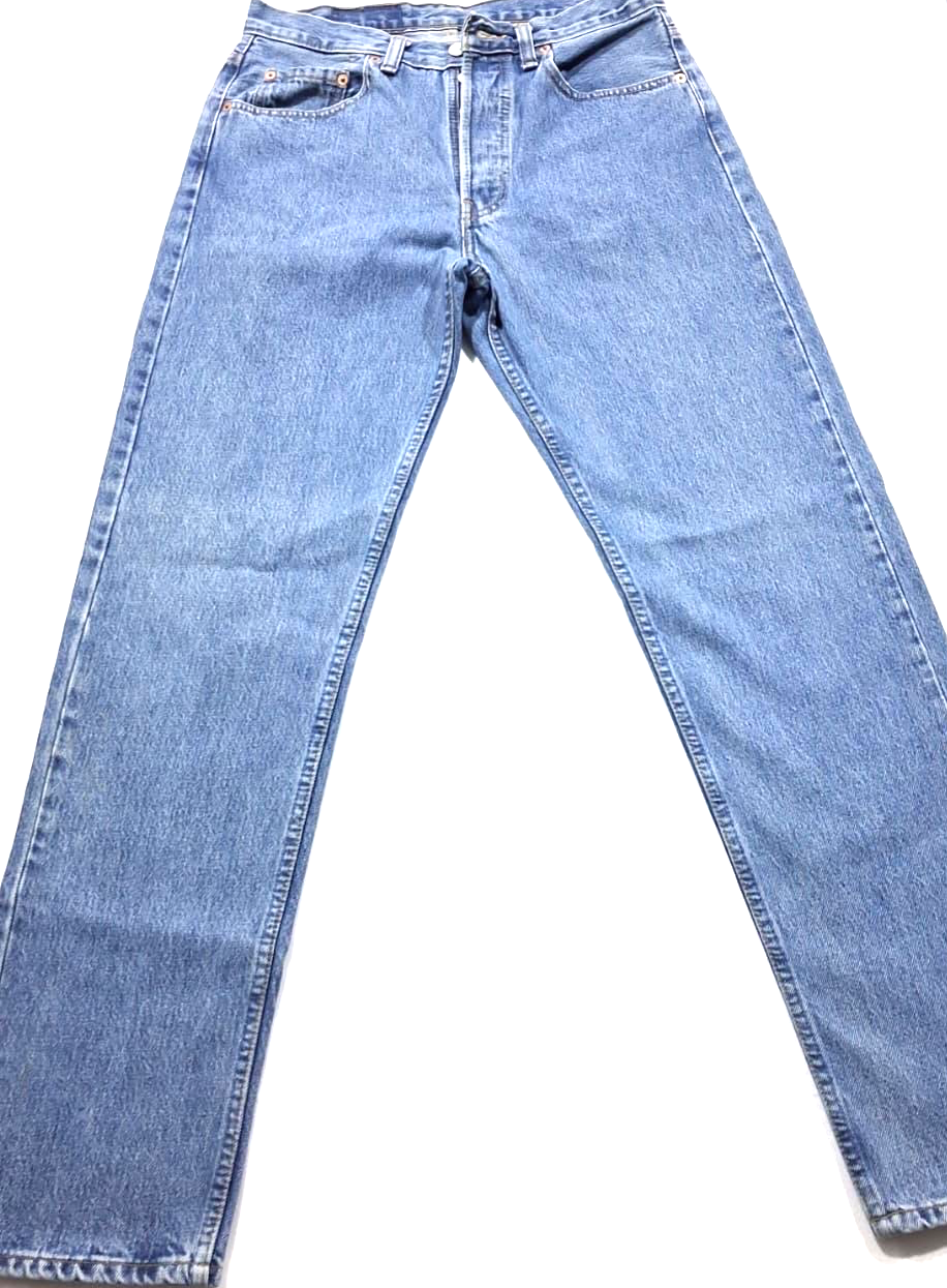 LeviS 501 Men's Red Tab Button Fly Denim Jeans Size 33X32 Classic Fit