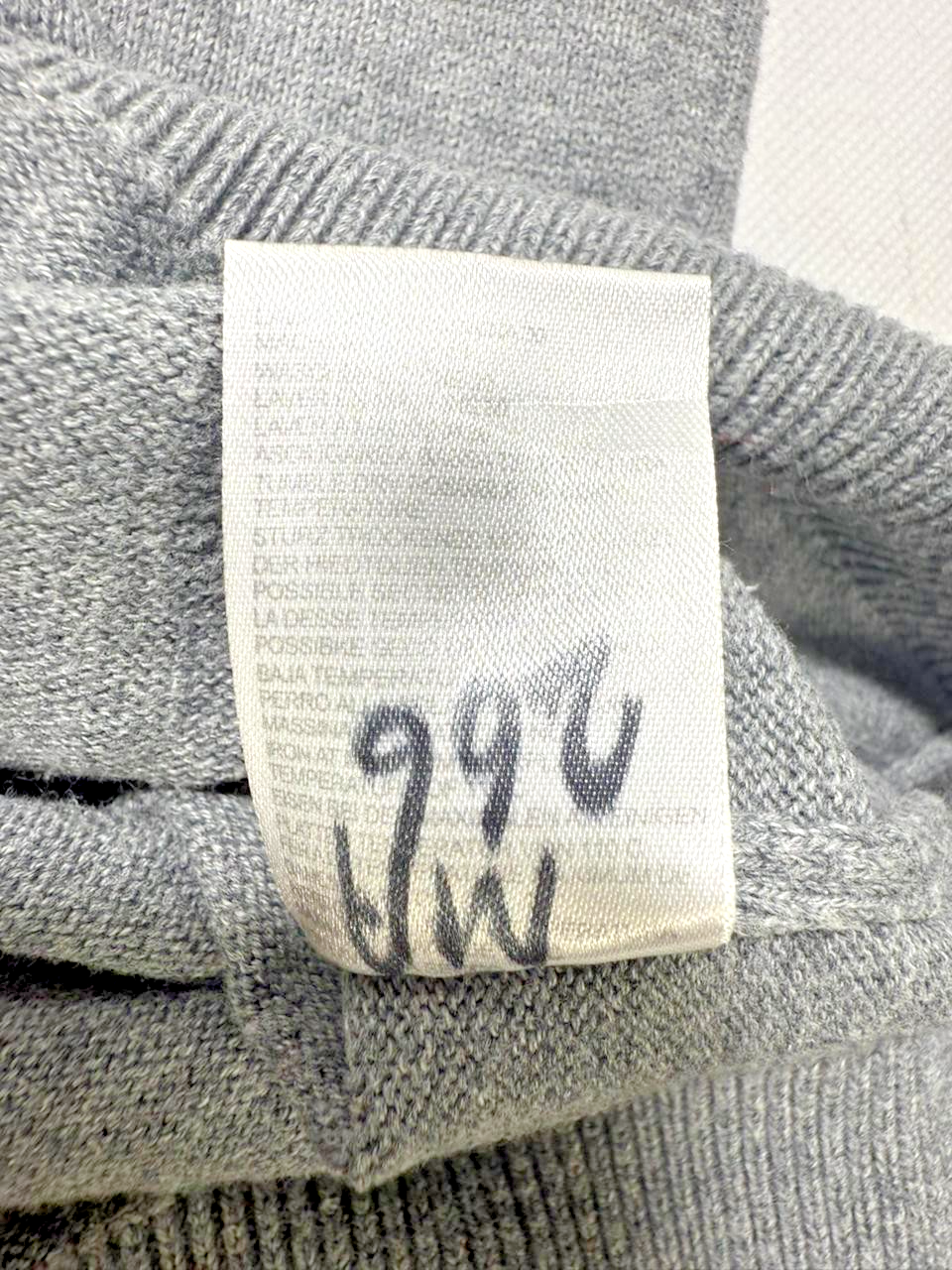 Polo Ralph Lauren Knit Grey Cardigan Sweater Vintage - Size M