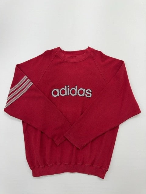 Adidas Youth Red Sweatshirt – Size M, Raglan Brand Department Type, Graphic