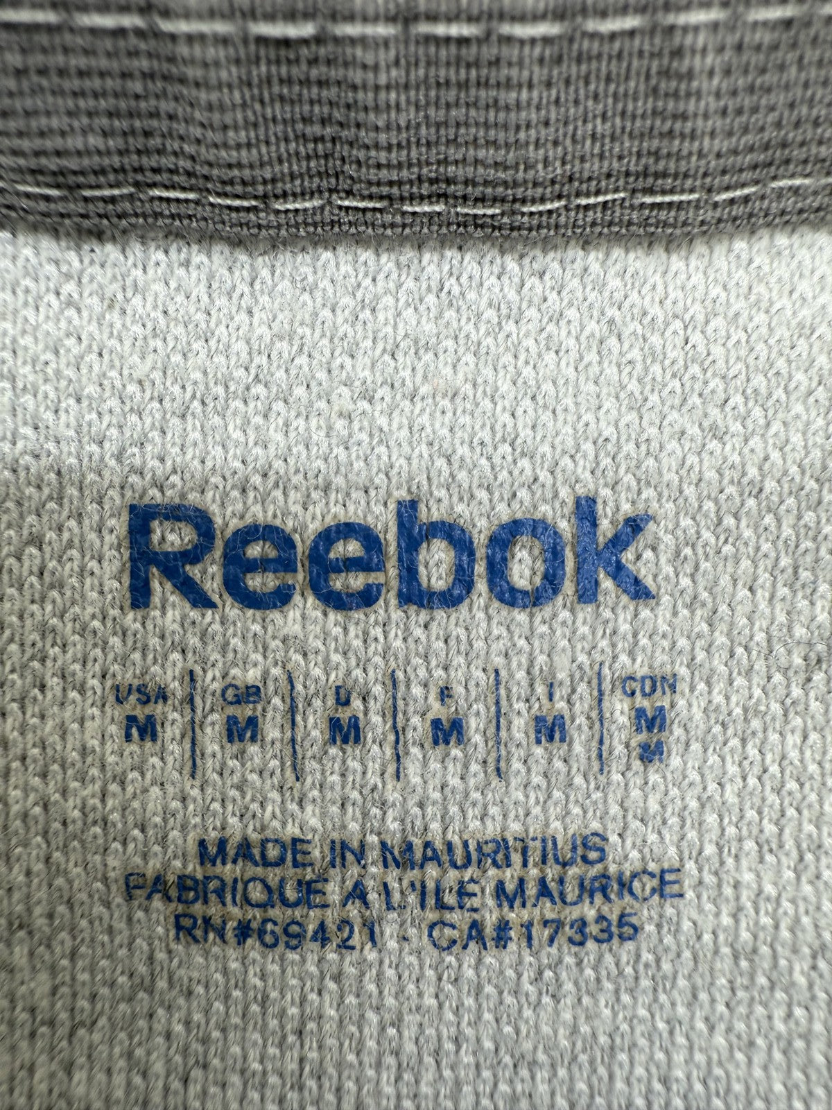 Reebok Men Gray Polo Shirt size M product image 4