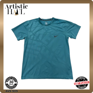 Nike Men's 2XL Teal Trail Dri-FIT T-Shirt Dri-FIT Sweat-Wicking