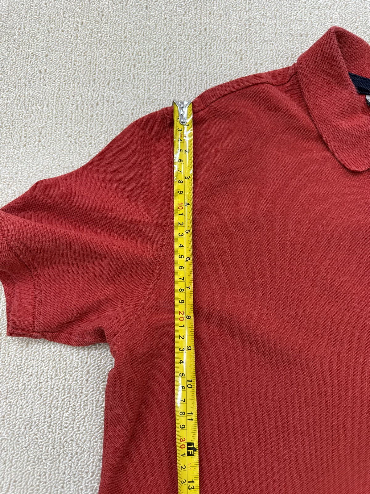 Napapijri Men's Red Polo Shirt Size L Cotton Classic Fit