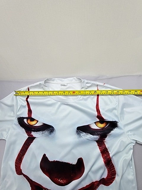 Men's IT Pennywise XXL White Short Sleeve Crew Neck T-Shirt Polyester