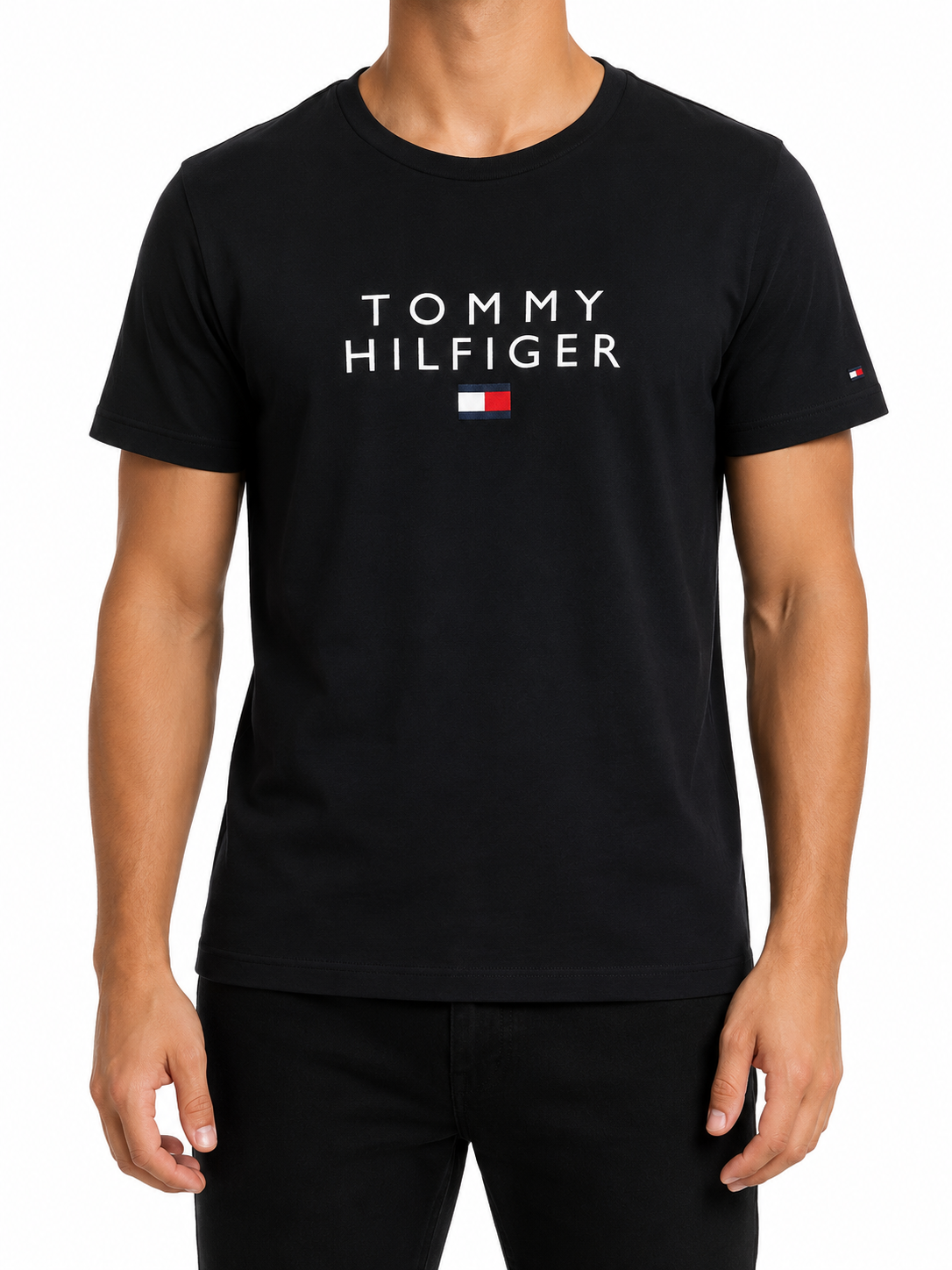 Tommy Hilfiger Men Black T-Shirt size S product image 1