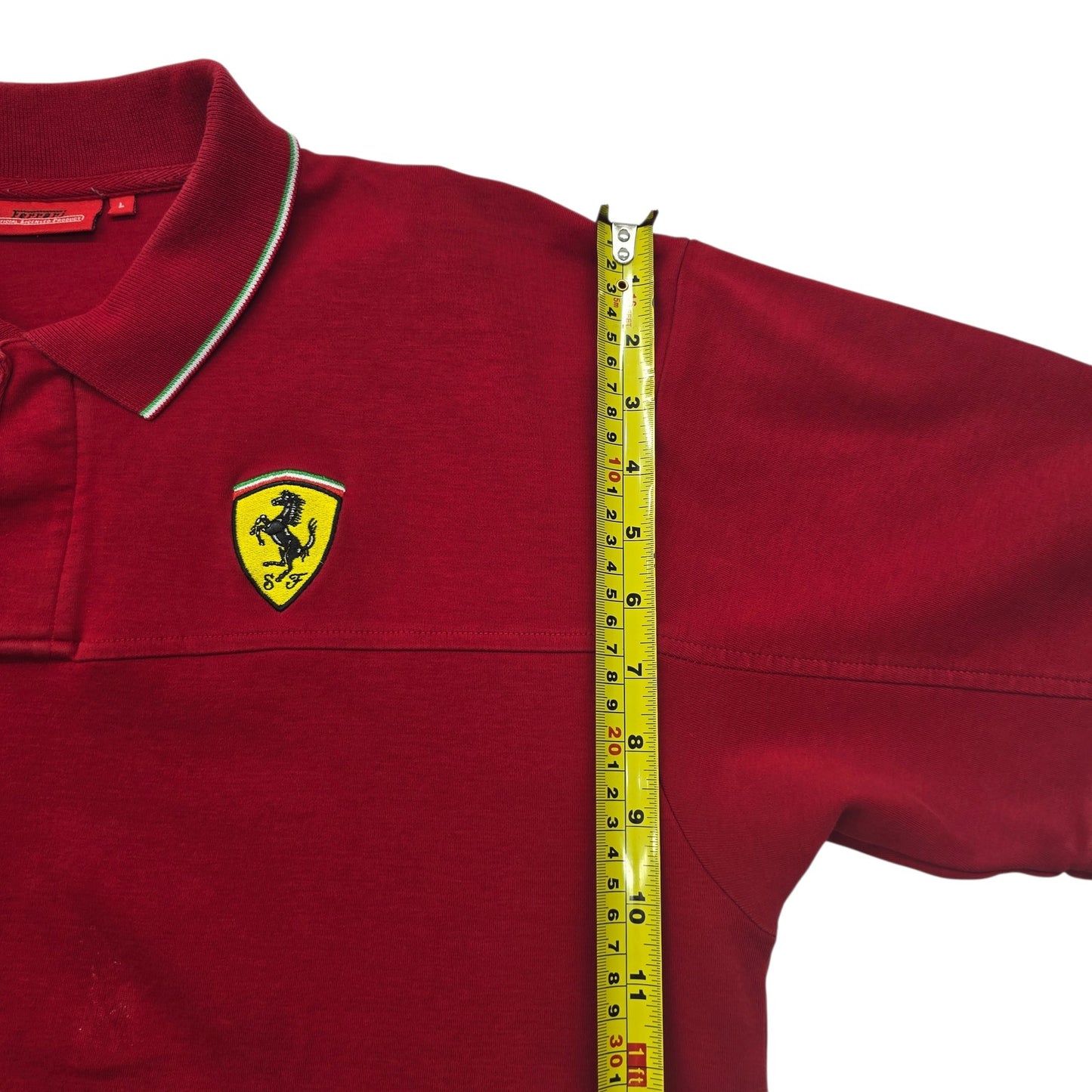 Ferrari Boys Red Polo Shirt size L product image 6