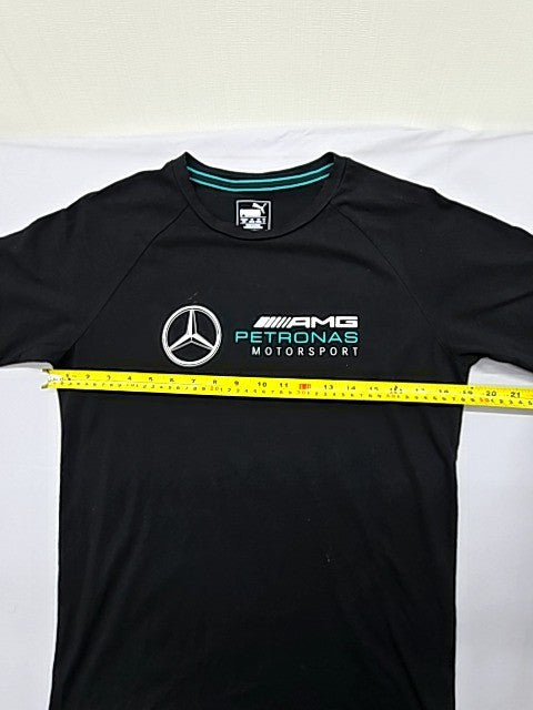 Puma Men's Black Mercedes-AMG Petronas F1 T-Shirt L Regular