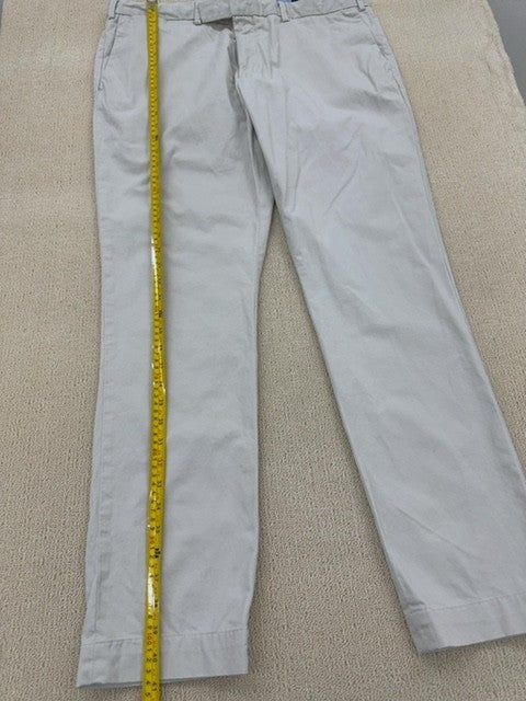 Polo Ralph Lauren Men's Grey Stretch Slim Chino Pants Cotton