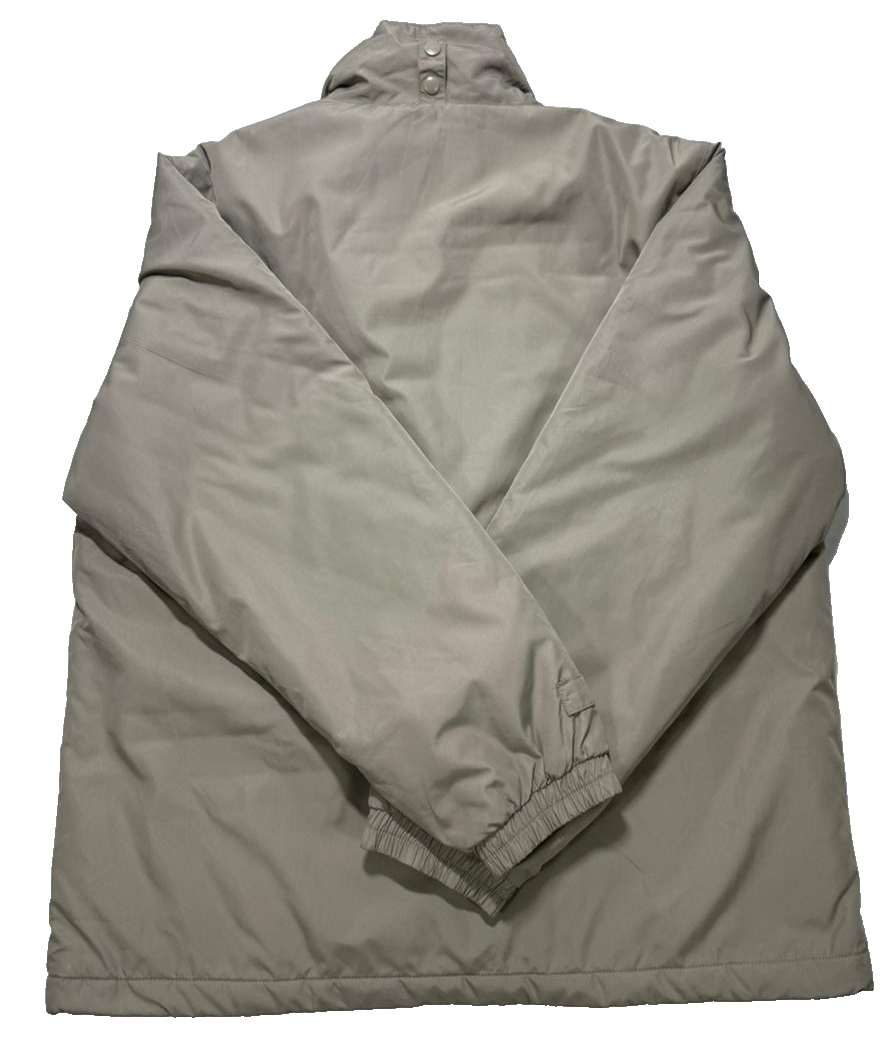 Men's Kappa Beige Full Zip Jacket Windbreaker Coat Top - Size L