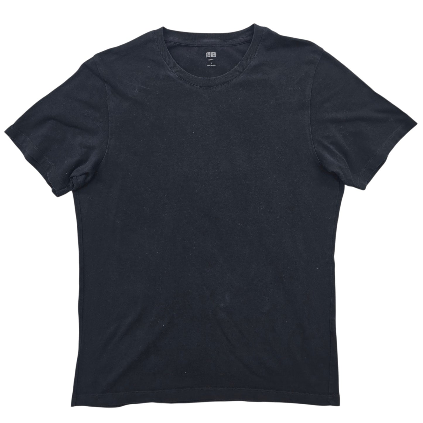 Uniqlo Women Black T-Shirt size S product image 1