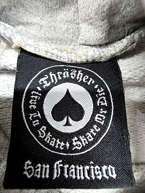 Thrasher Unisex Grey Skate Mag Pullover Hoodie Size S
