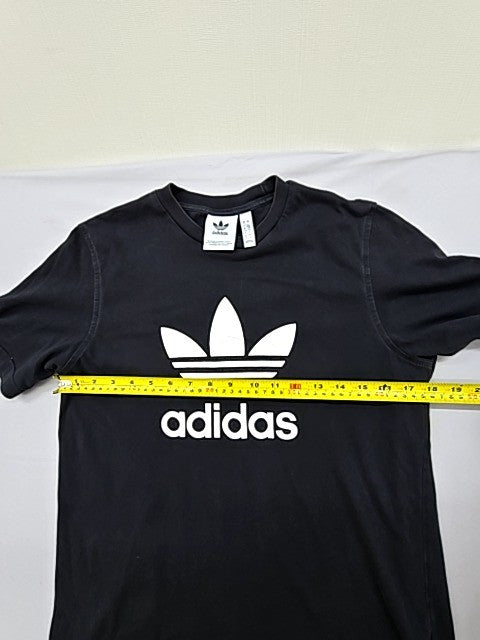 Adidas Men's Black Trefoil Logo T-Shirt Size S Short Sleeve