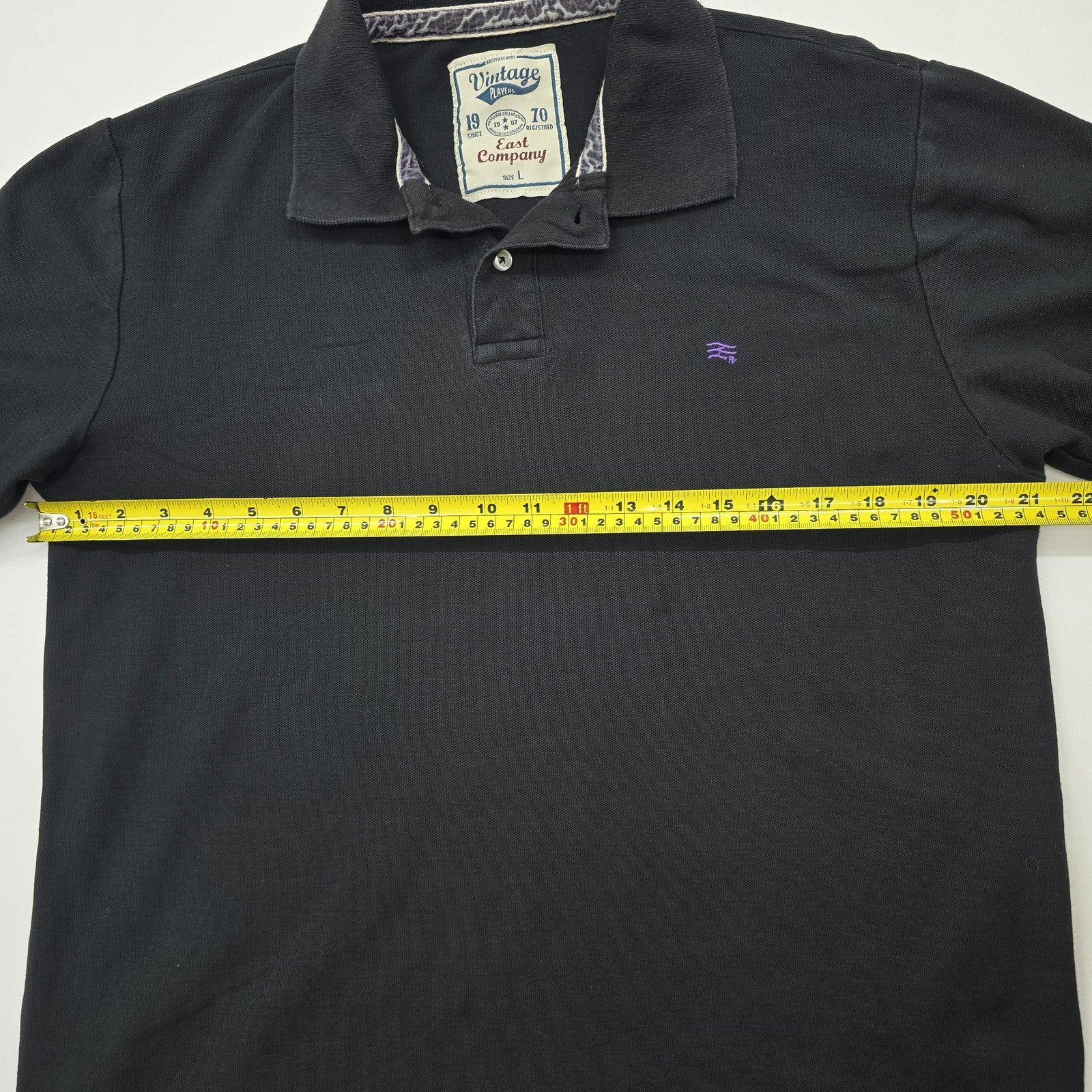 East Company Men Black Polo Shirt size L product image 6