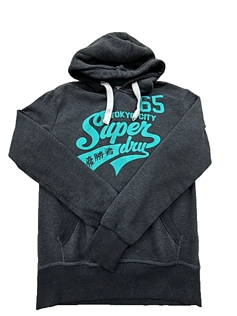 Superdry Men's Gray Hoodie Size M Vintage Limited Edition Tokyo
