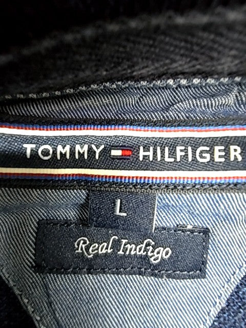 Tommy Hilfiger Men's Navy Short Sleeve Polo Shirt Cotton Regular L