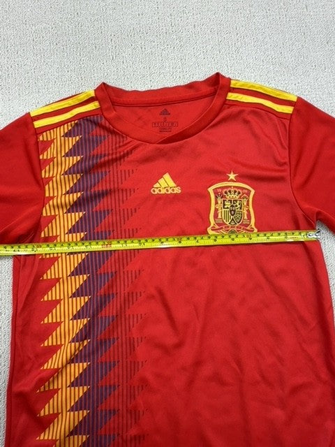 Spain Soccer Jersey Adidas Red S Thailand NEW