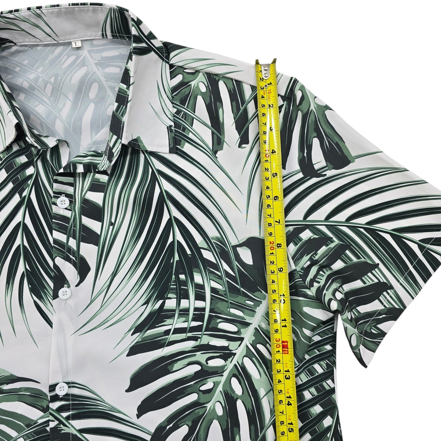 SHEIN Men White Shirt size L product image 6