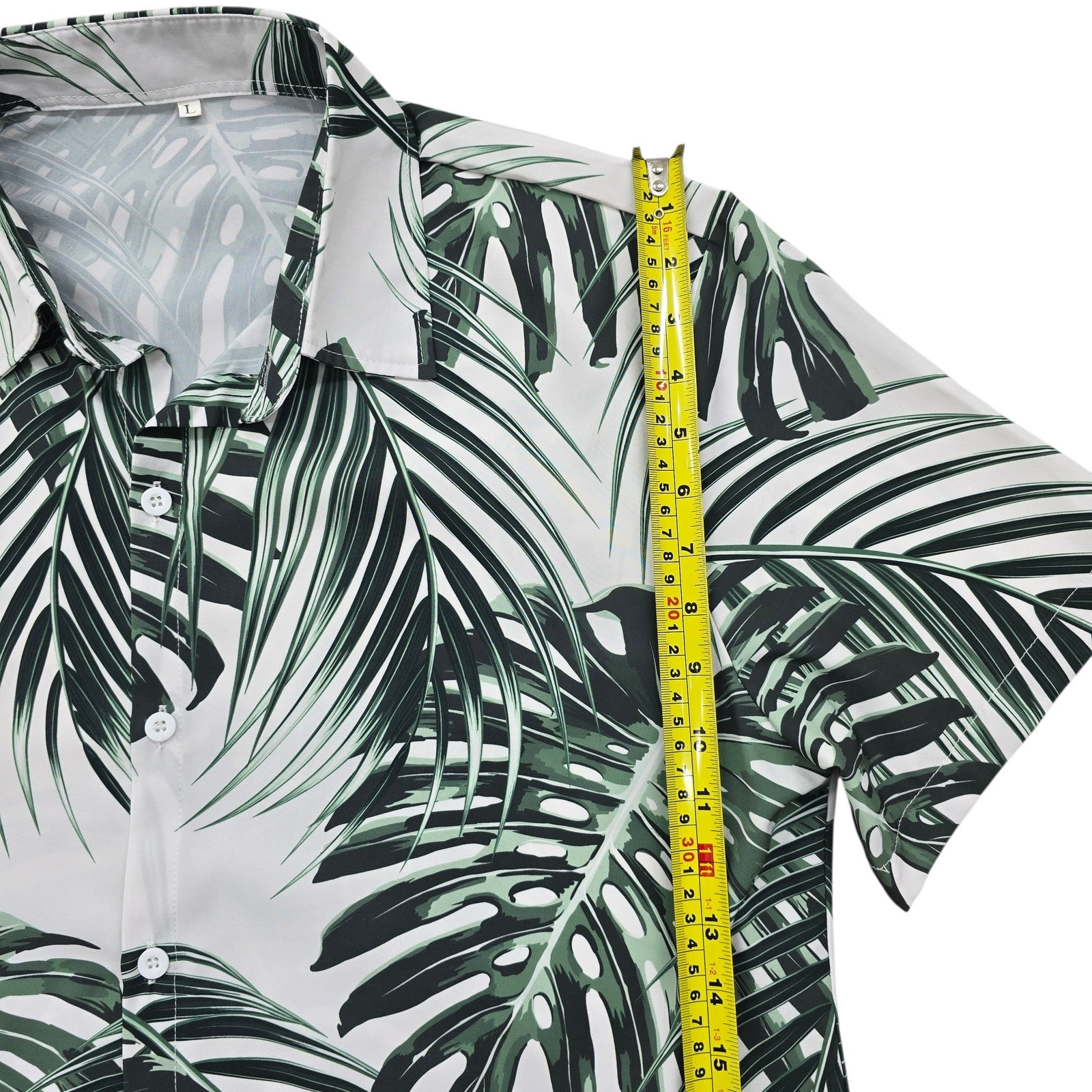 SHEIN Men White Shirt size L product image 6