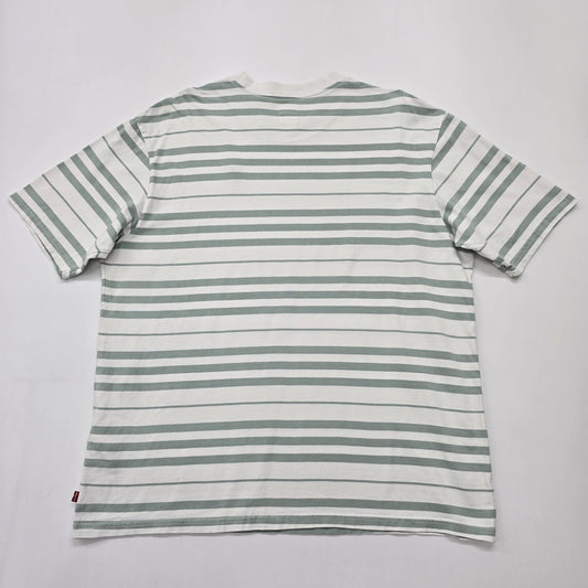 Levi's Youth White T-Shirt – Size M, Regular Fit, Striped