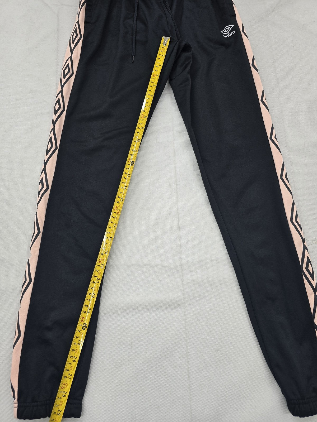 Umbro Men's Black/Pink Diamond Track Pants L EUR Training