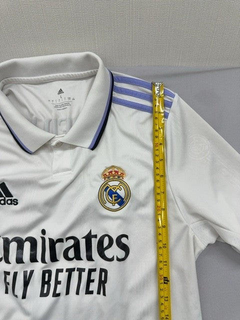 Adidas White L Short Sleeve Polo Jersey End Plastic Waste NWT