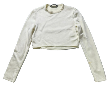 Zara Women's Jumper Cream - Size L