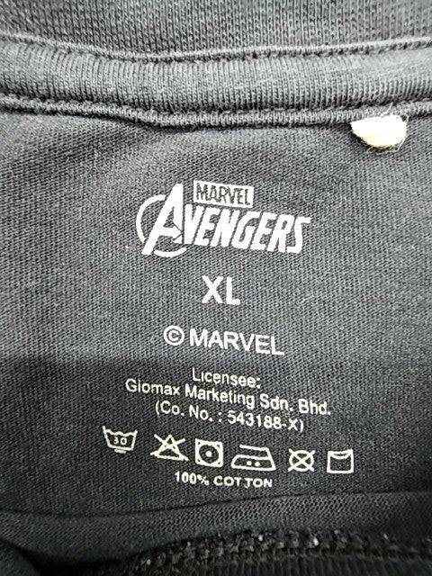 Marvel Boys Black T-Shirt size XL product image 3