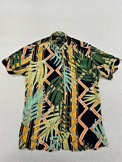 Live Men's Multicolor Shirt – Size M, Short Sleeve