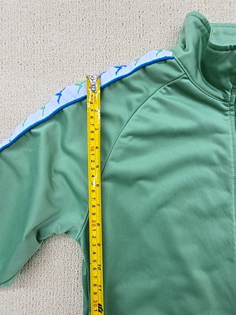 Kappa Artem 2 Track Jacket Men Medium Green Logo Tape