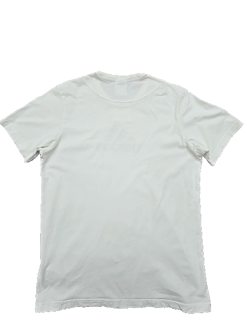 Adidas Men's White T-Shirt Size L 100% Cotton Crewneck Short Sleeve