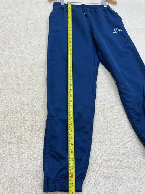 Kappa Men's Navy Blue Track Pants Small Polyester Drawstring