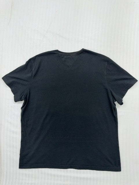Tommy Jeans Men's Black Cotton Crew Neck T-Shirt 2XL