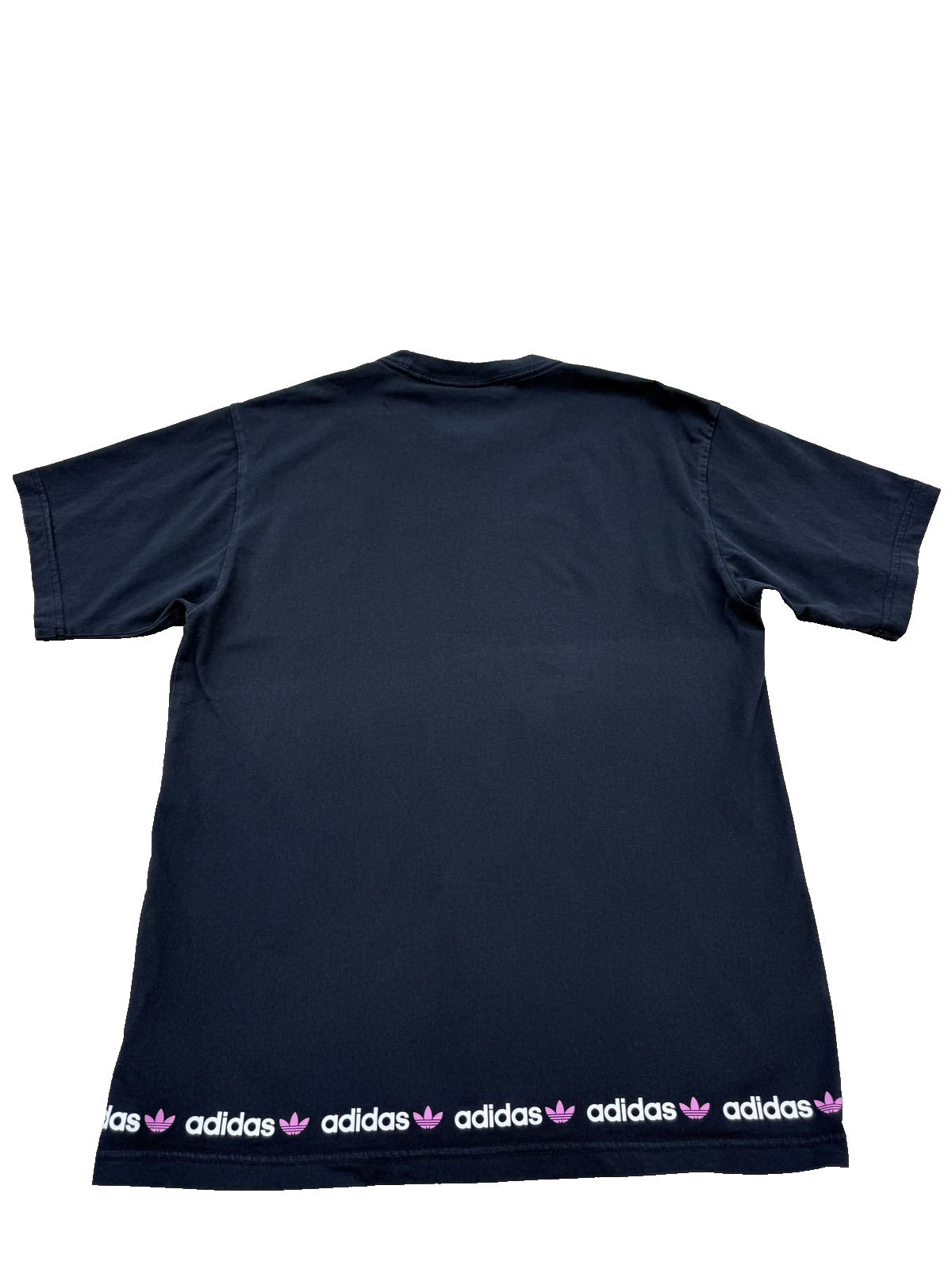 Adidas Unisex Black Stripes Originals T-Shirt M Short Sleeve 3 Stripes