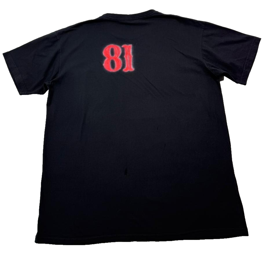 Ghost Rider Airbrush Graphic T-Shirt Vintage Biker Flame Motorcycle Size L