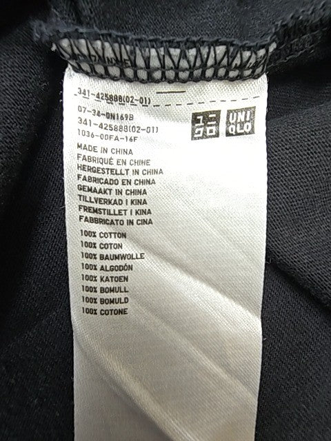 Uniqlo Men Black T-Shirt size L product image 5