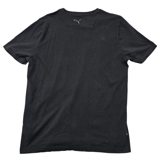 Puma Men's Black T-Shirt – Size L, Logo, Crew Neck – Ref 6301D