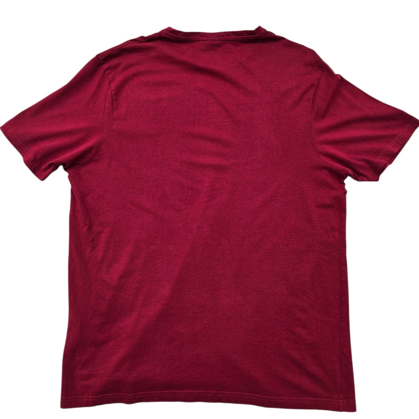 U.S. Grand Polo Men's Burgundy 100% Cotton T-Shirt 3XL