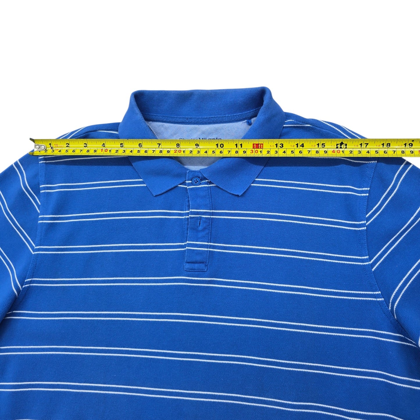 Charles Vogele Men Blue Polo Shirt size XL product image 5