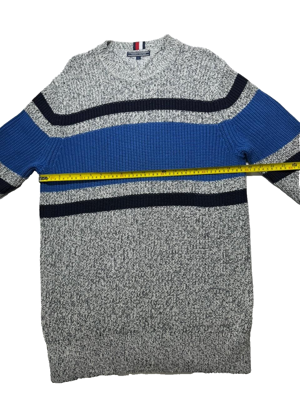 Tommy Hilfiger Men's Long Sleeve Knit Sweater Pullover Crewneck Size L