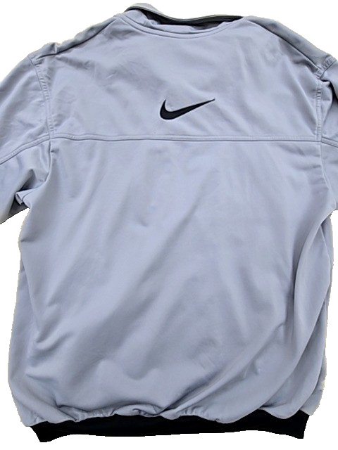 Nike Men's Gray Therma-FIT Full-Zip Performance Jacket L