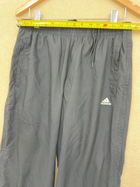 Adidas Men's Black Activewear Pants Size M Essentials Drawstring