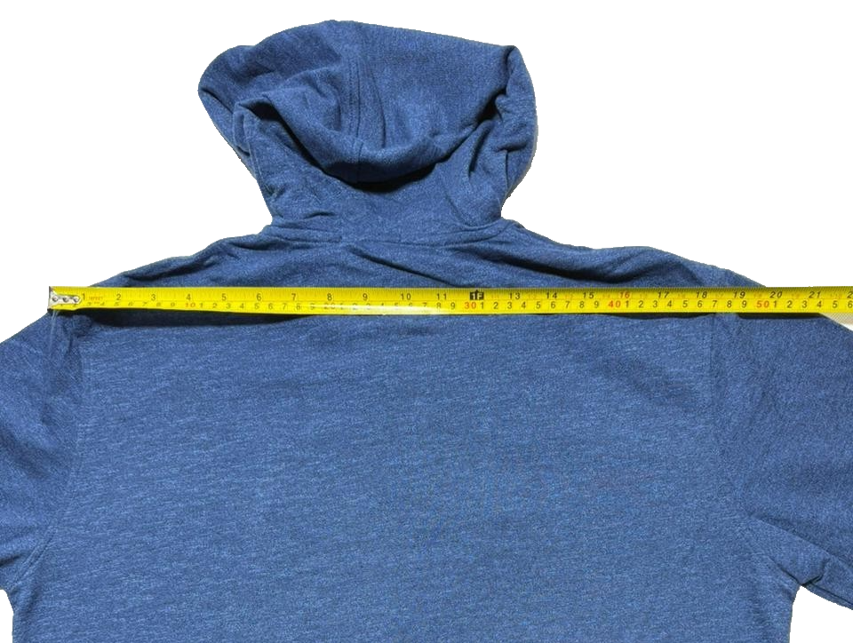 Polo Ralph Lauren Blue Zip Up Hoodie M Big Pony Logo Men's Sweatshirt